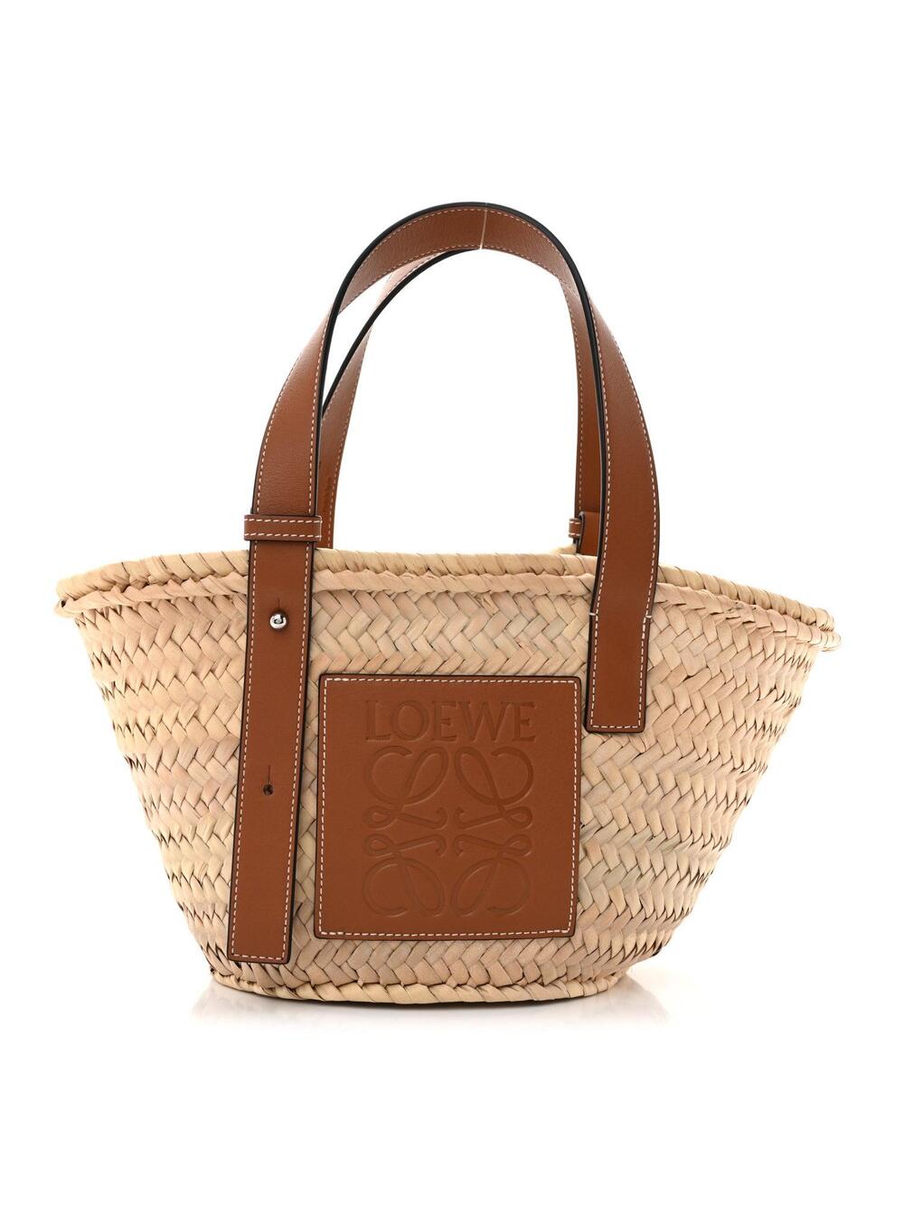 Loewe Raffia Small Basket Tote Bag #359245L55B